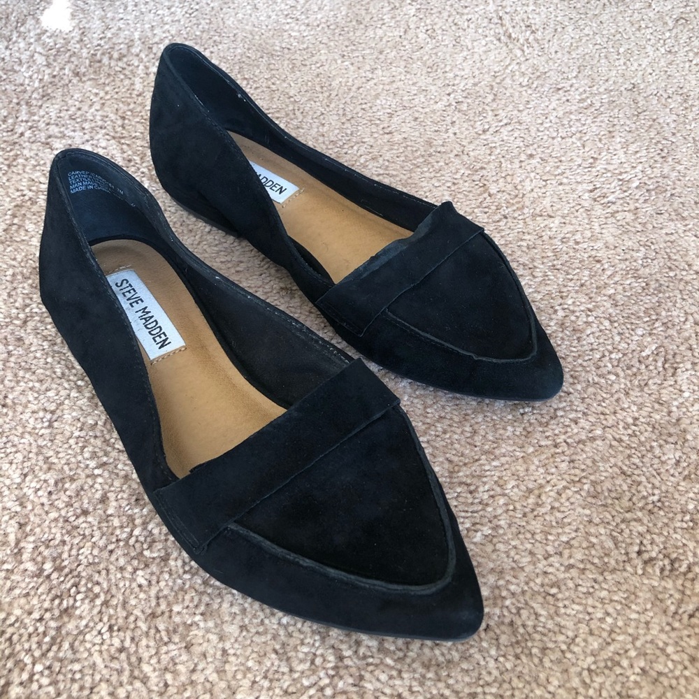 Black Suede flats